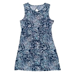 💙💖 Title Nine Blue Sleeveless Activewear Dress Athleisure Golf Granola